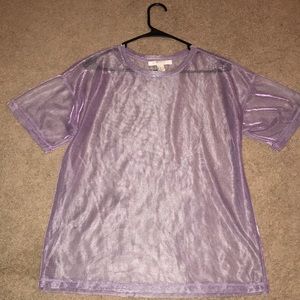 Forever 21 Mesh Short Sleeve